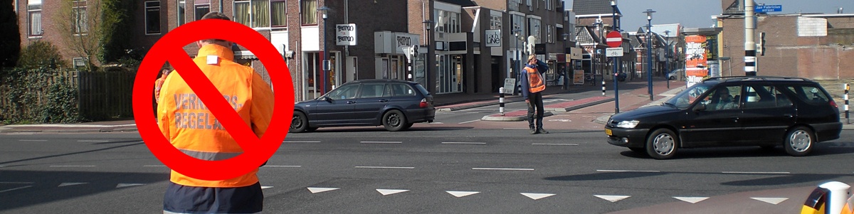 Verkeersregelaar oude jas